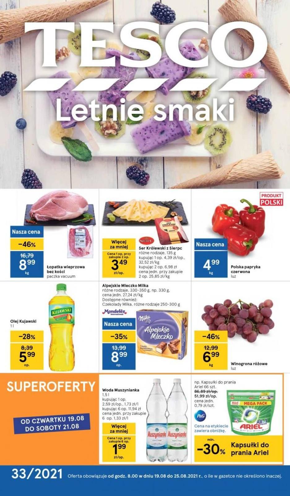 Gazetka promocyjna Tesco str. 1
