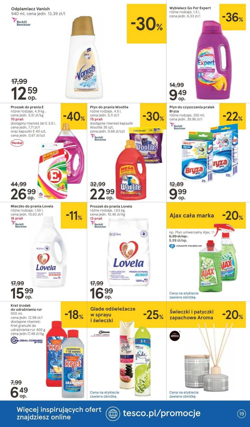 Gazetka promocyjna Tesco str. 19