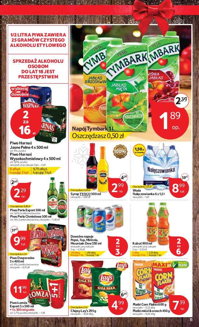 Gazetka promocyjna Tesco str. 13