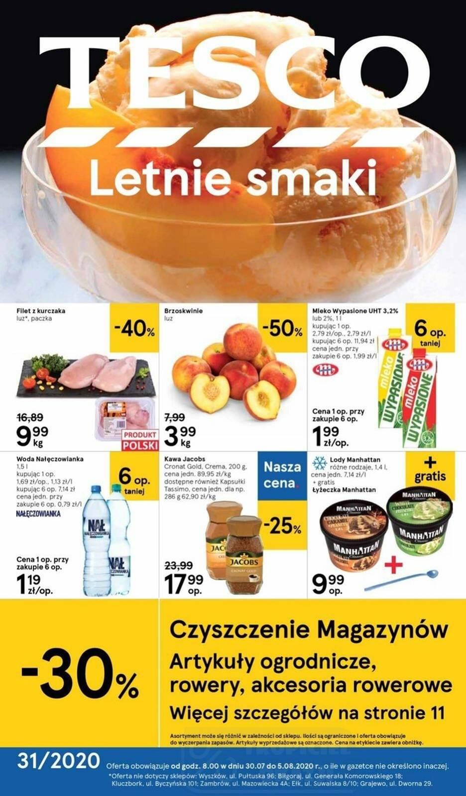 Gazetka promocyjna Tesco str. 1