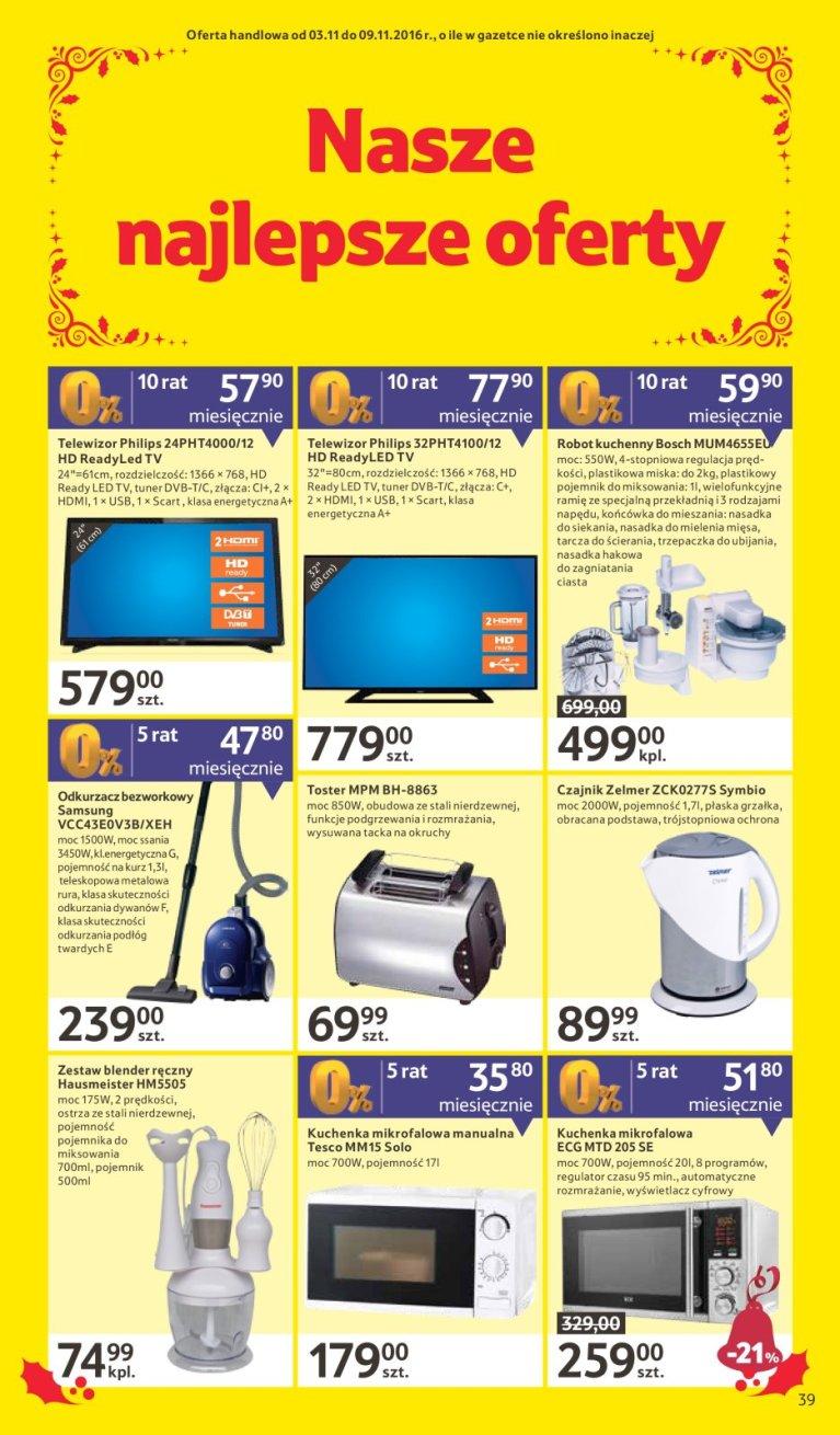 Gazetka promocyjna Tesco str. 39