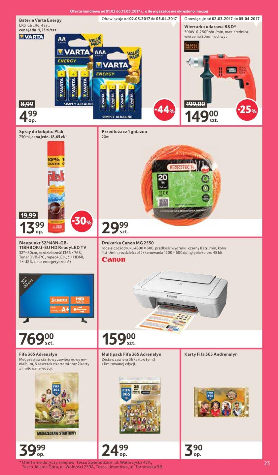 Gazetka promocyjna Tesco str. 23