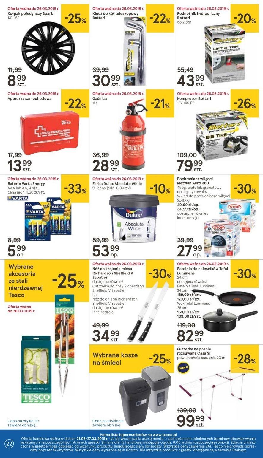 Gazetka promocyjna Tesco str. 22