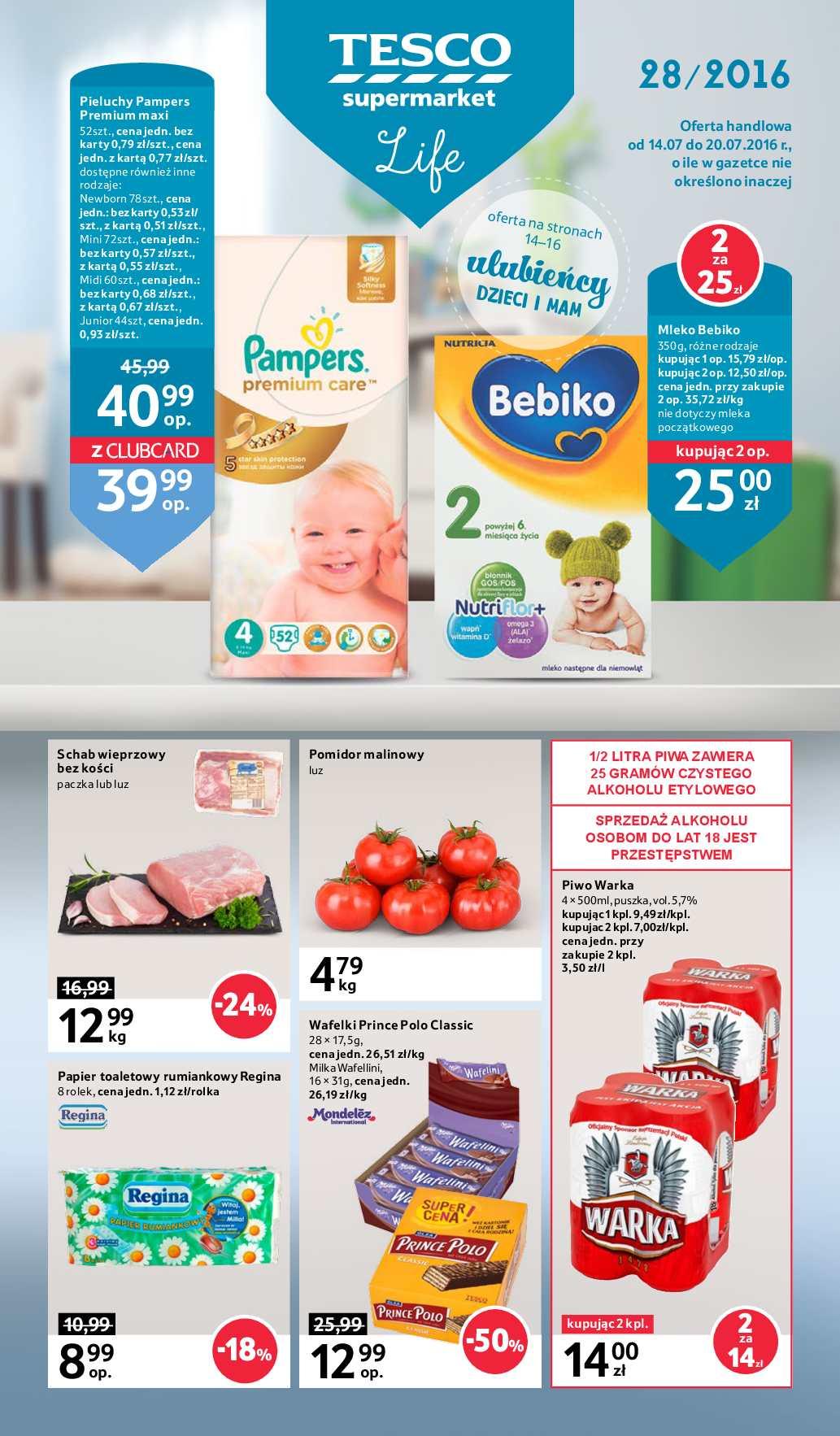 Gazetka promocyjna Tesco str. 1