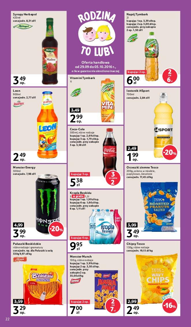 Gazetka promocyjna Tesco str. 22