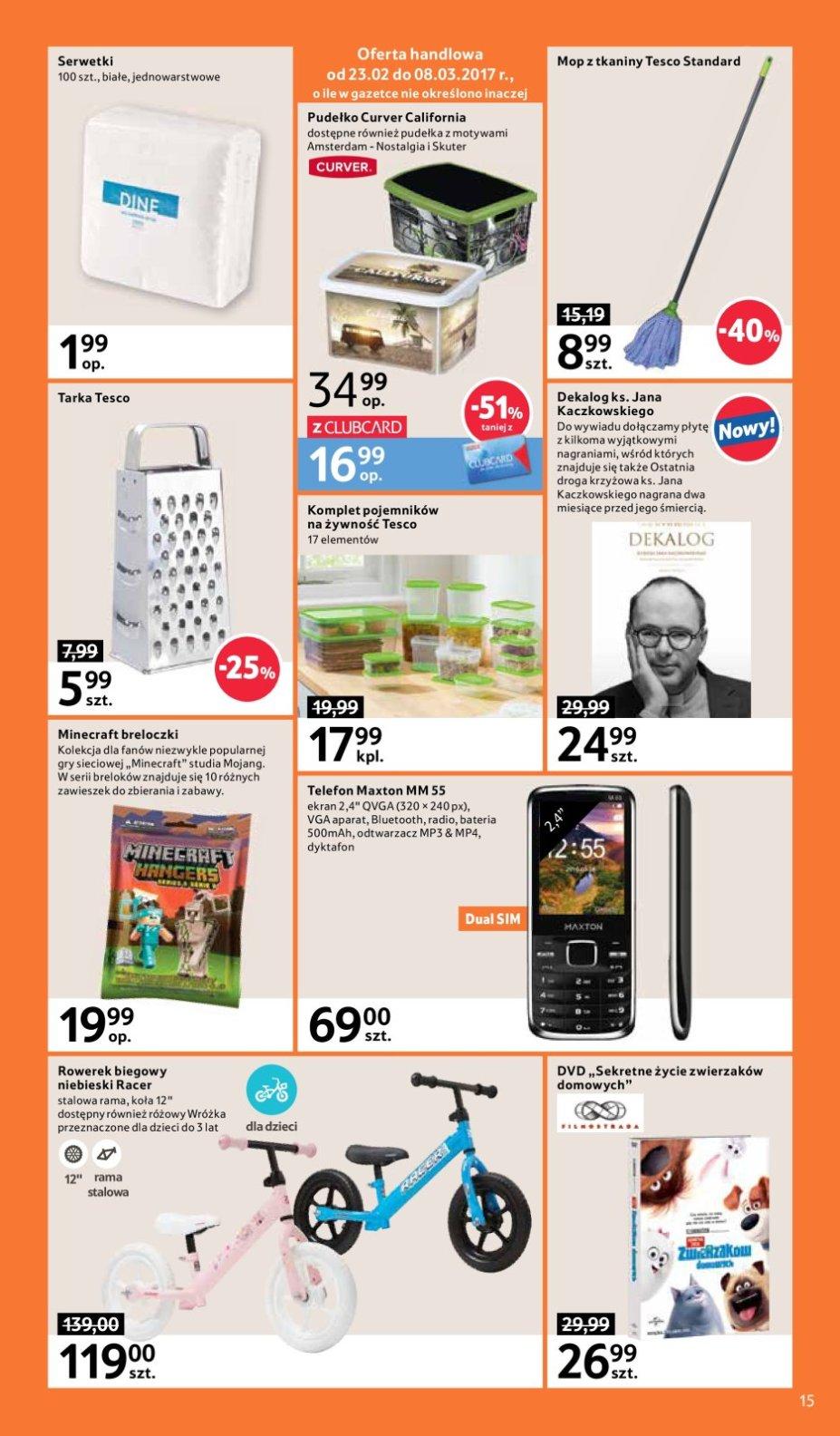Gazetka promocyjna Tesco str. 15