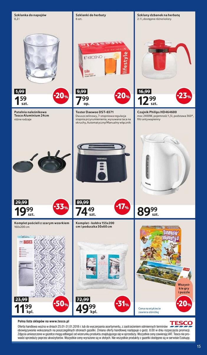 Gazetka promocyjna Tesco str. 15