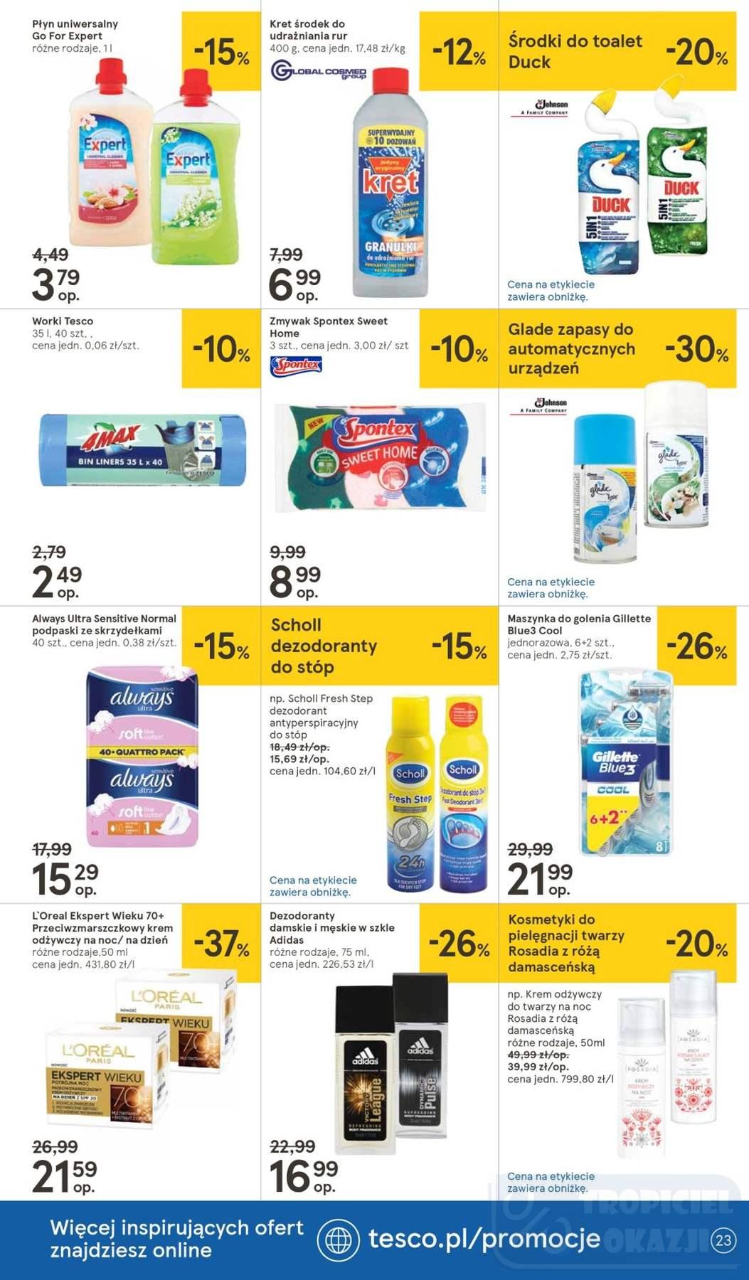 Gazetka promocyjna Tesco str. 23