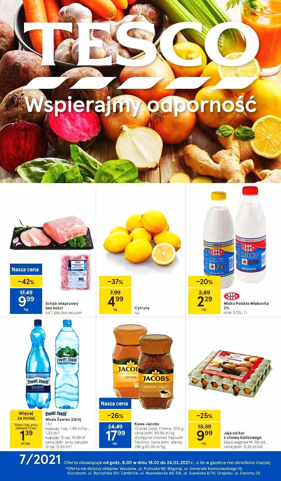 Gazetka promocyjna Tesco str. 1