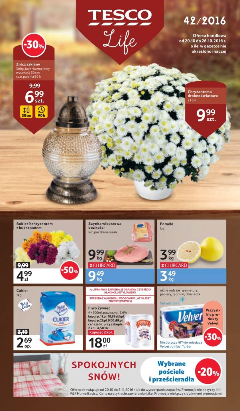 Gazetka promocyjna Tesco str. 1