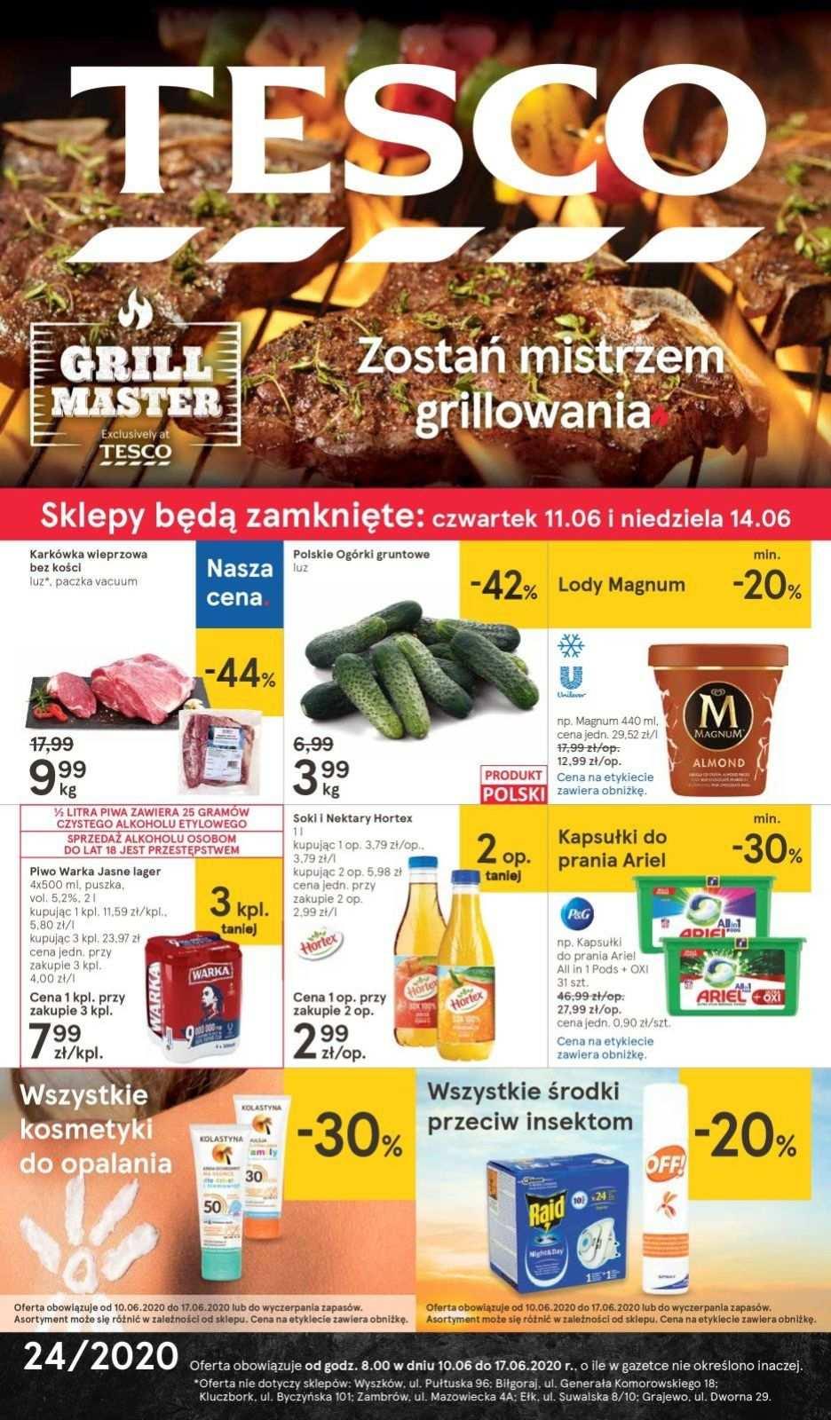 Gazetka promocyjna Tesco str. 1