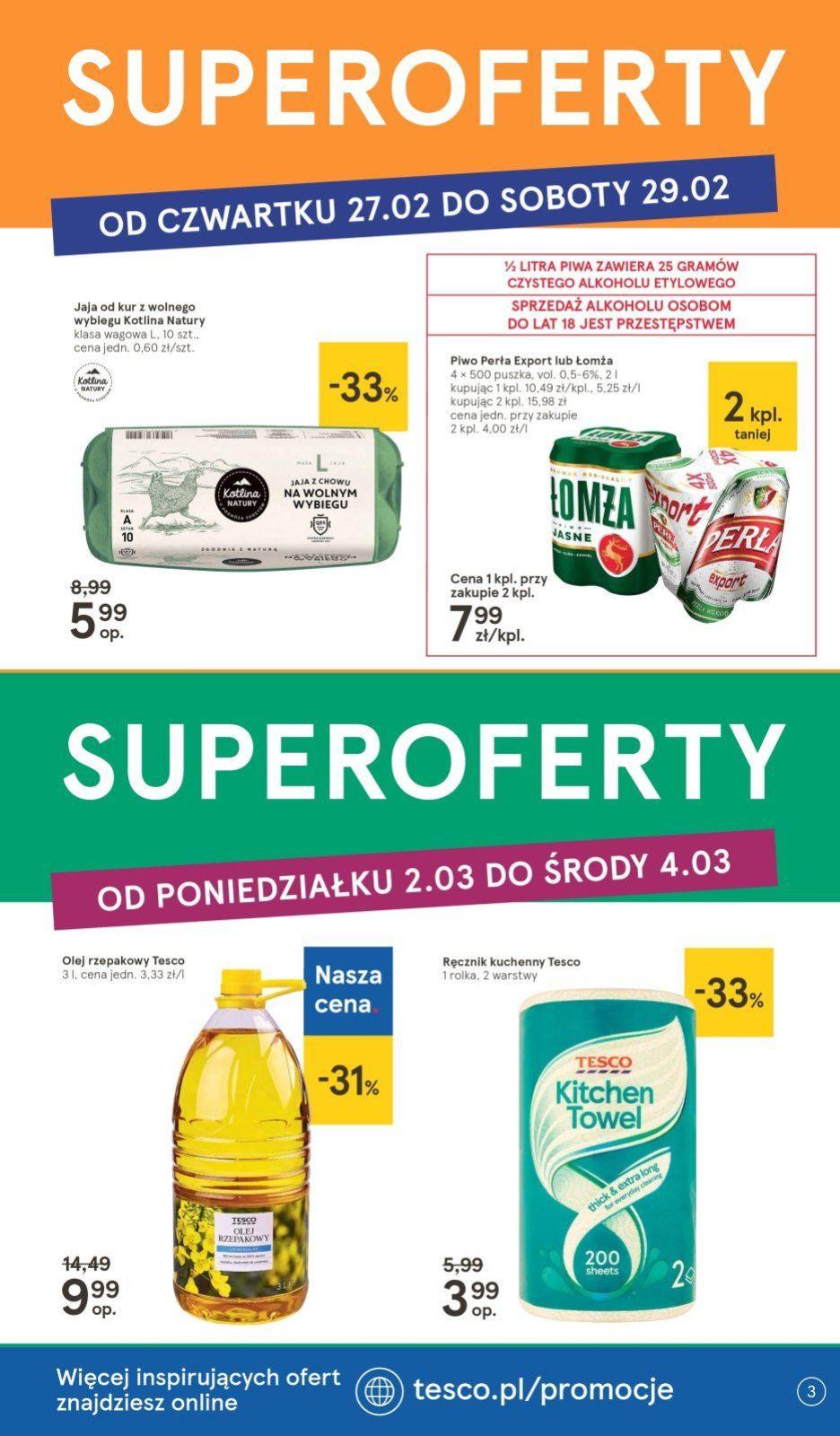 Gazetka promocyjna Tesco str. 3