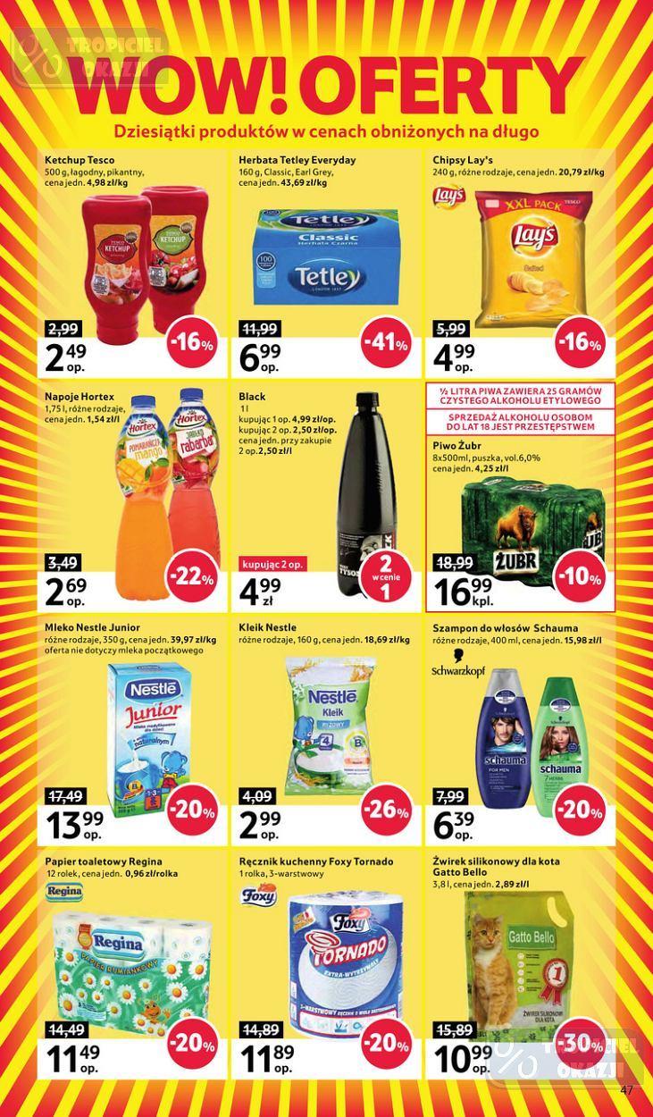 Gazetka promocyjna Tesco str. 47