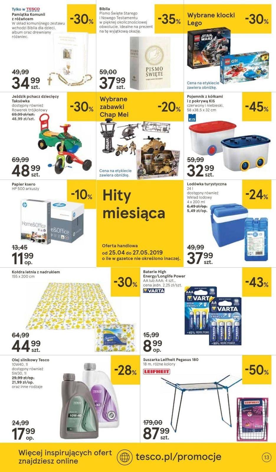 Gazetka promocyjna Tesco str. 13