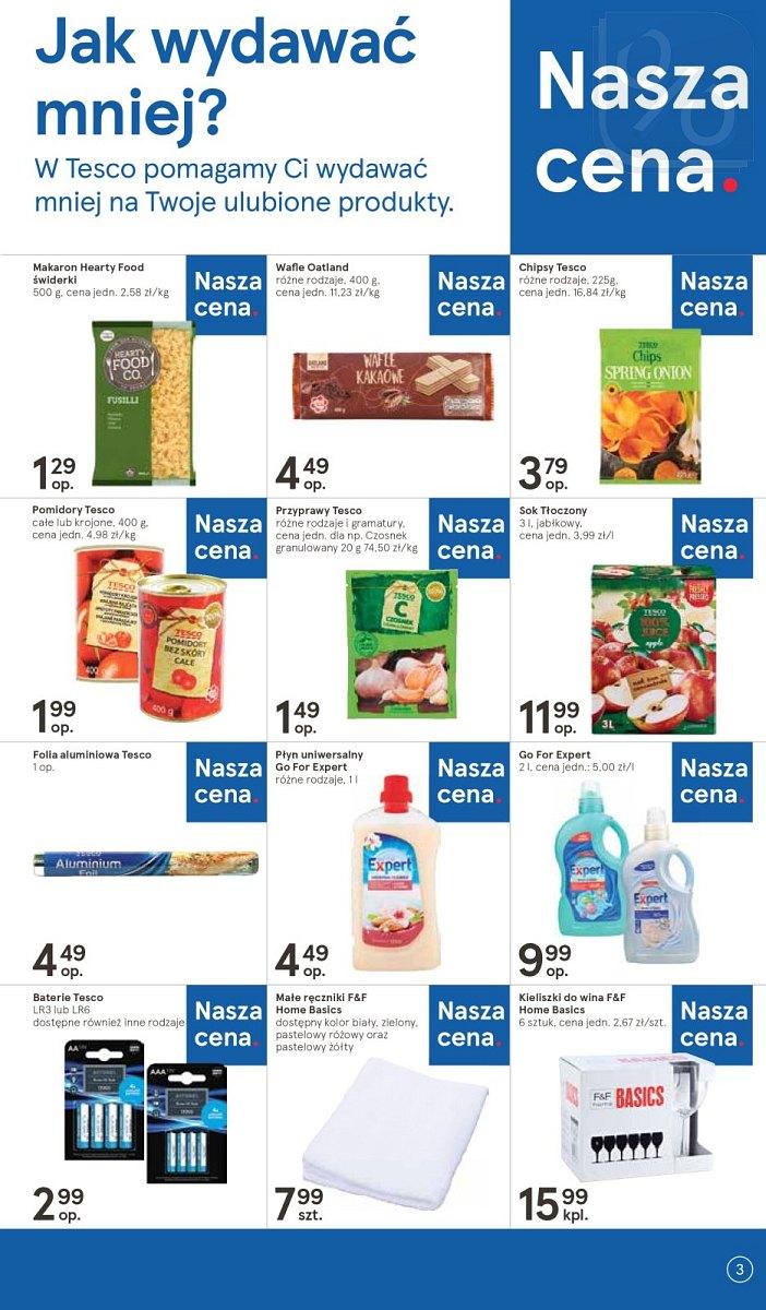 Gazetka promocyjna Tesco str. 3