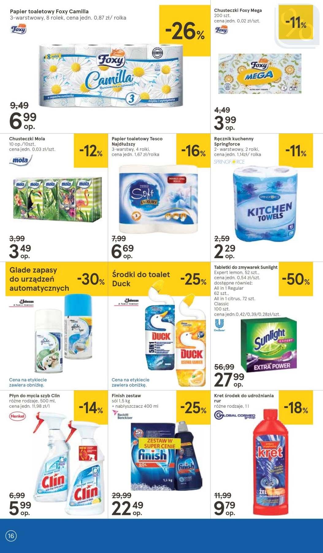 Gazetka promocyjna Tesco str. 16