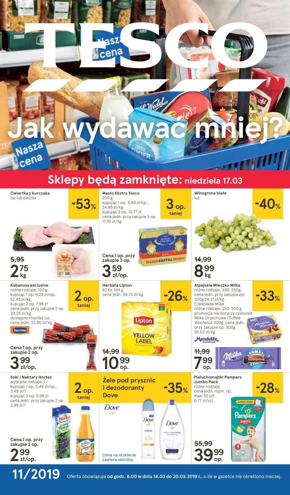 Gazetka promocyjna Tesco str. 1