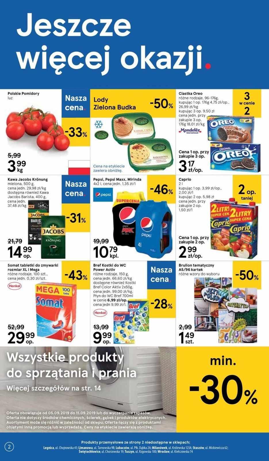 Gazetka promocyjna Tesco str. 2