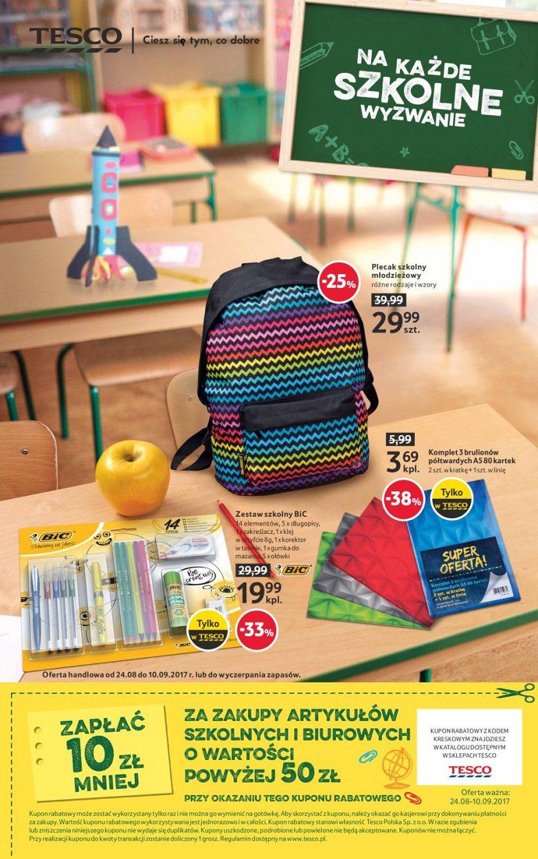 Gazetka promocyjna Tesco str. 1