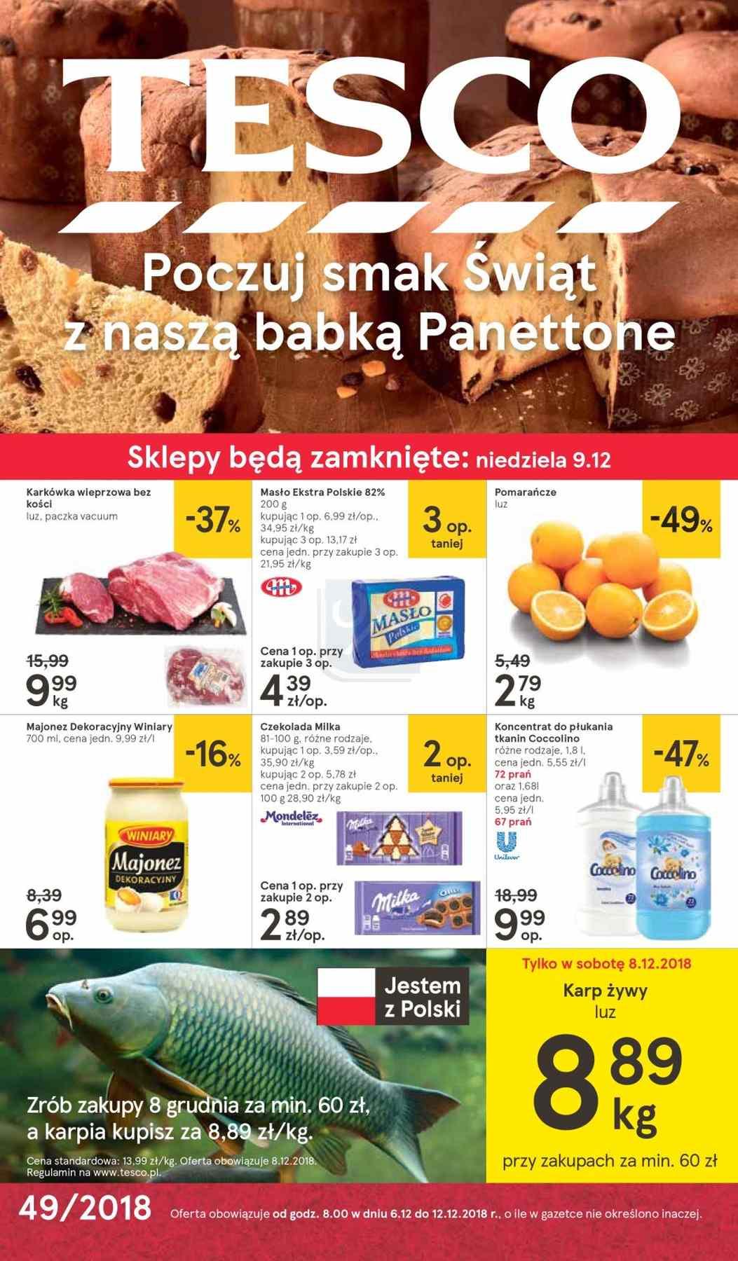 Gazetka promocyjna Tesco str. 1