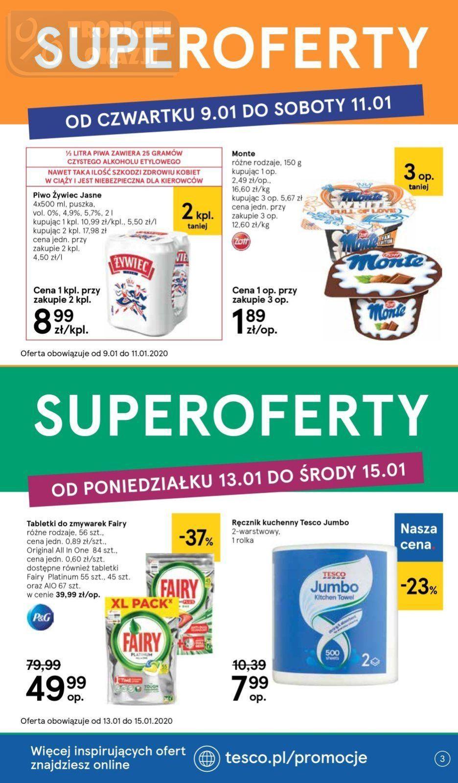 Gazetka promocyjna Tesco str. 3