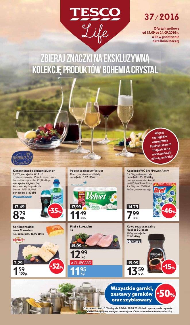 Gazetka promocyjna Tesco str. 1