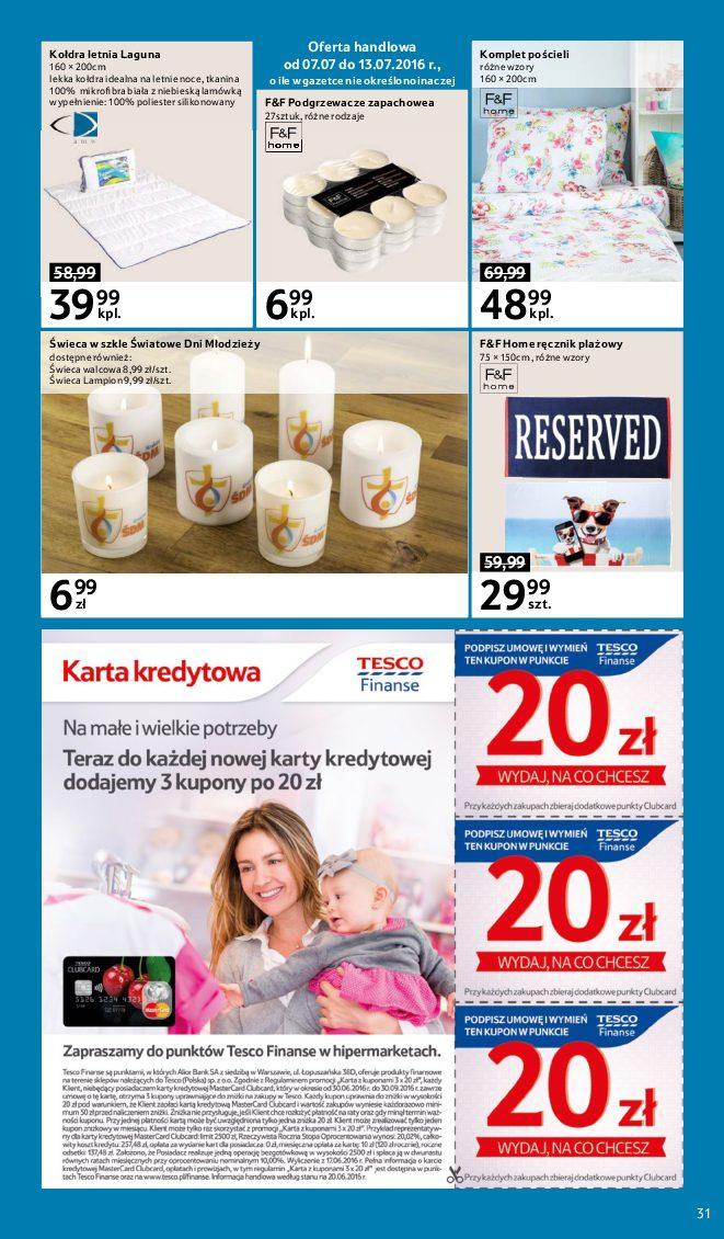 Gazetka promocyjna Tesco str. 31