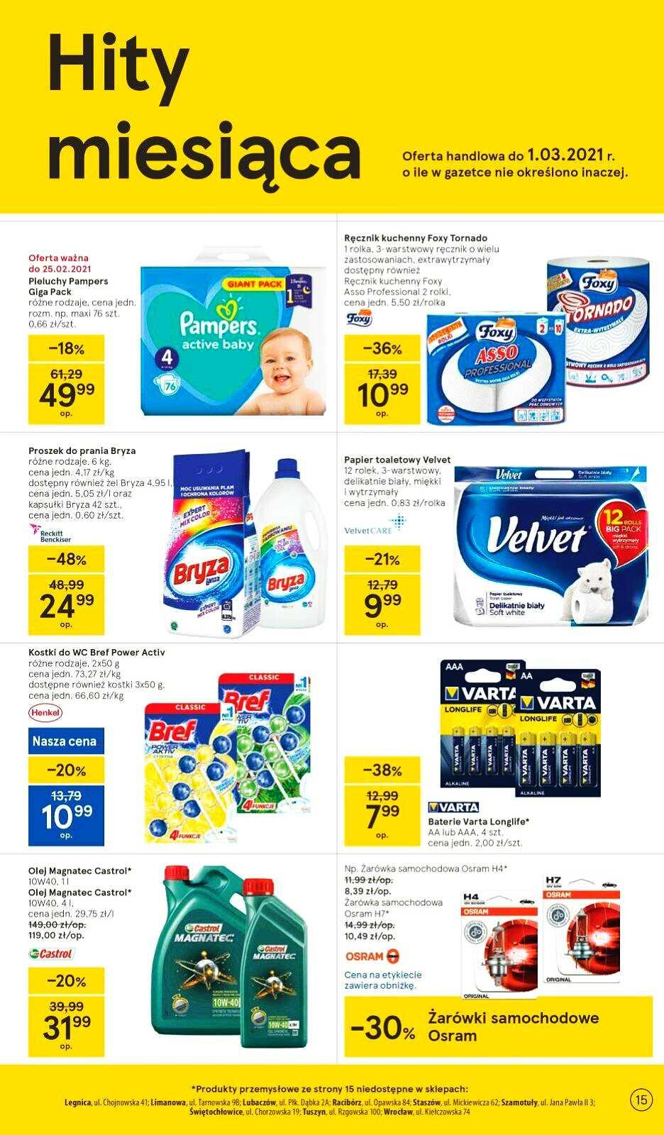 Gazetka promocyjna Tesco str. 15