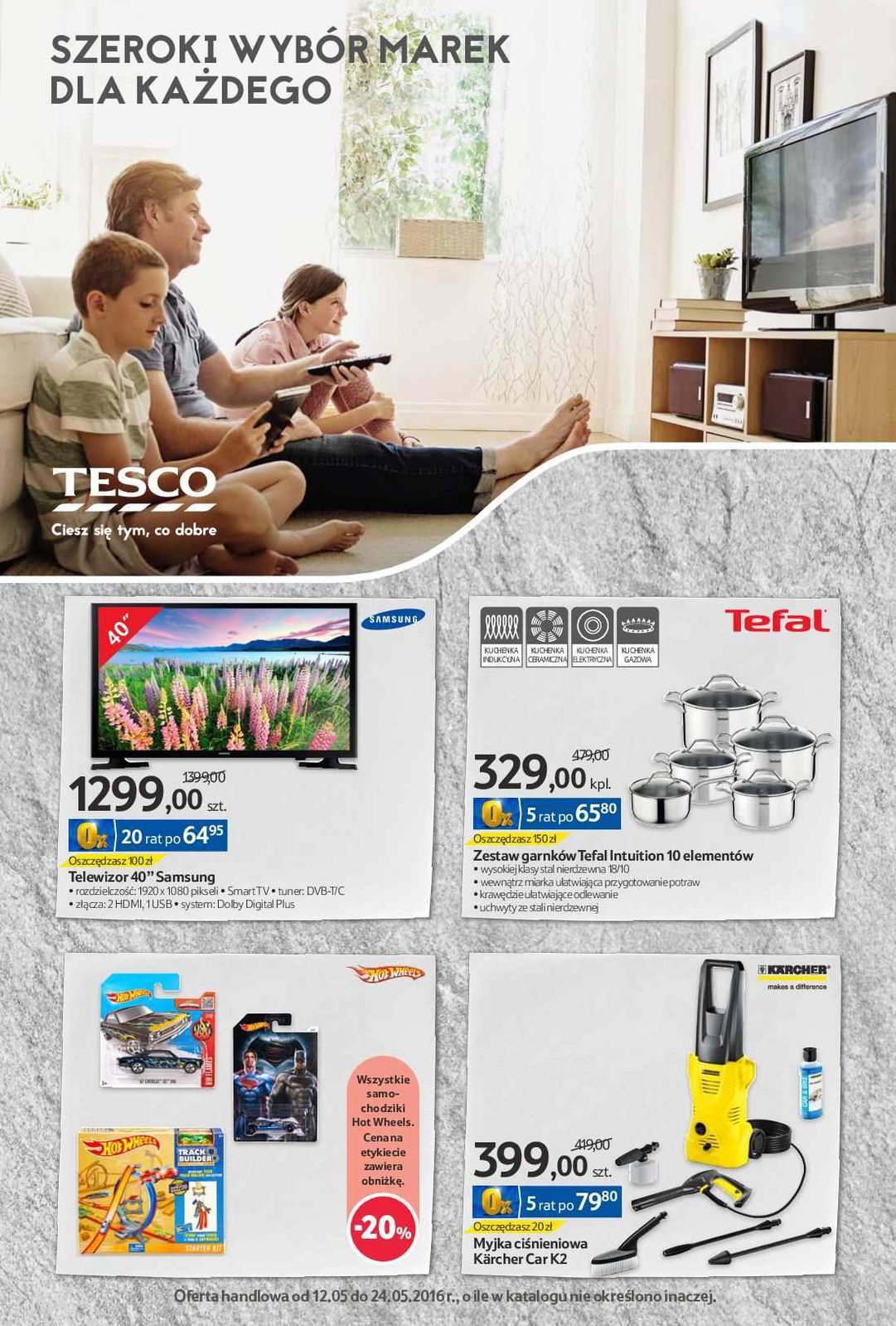 Gazetka promocyjna Tesco str. 1