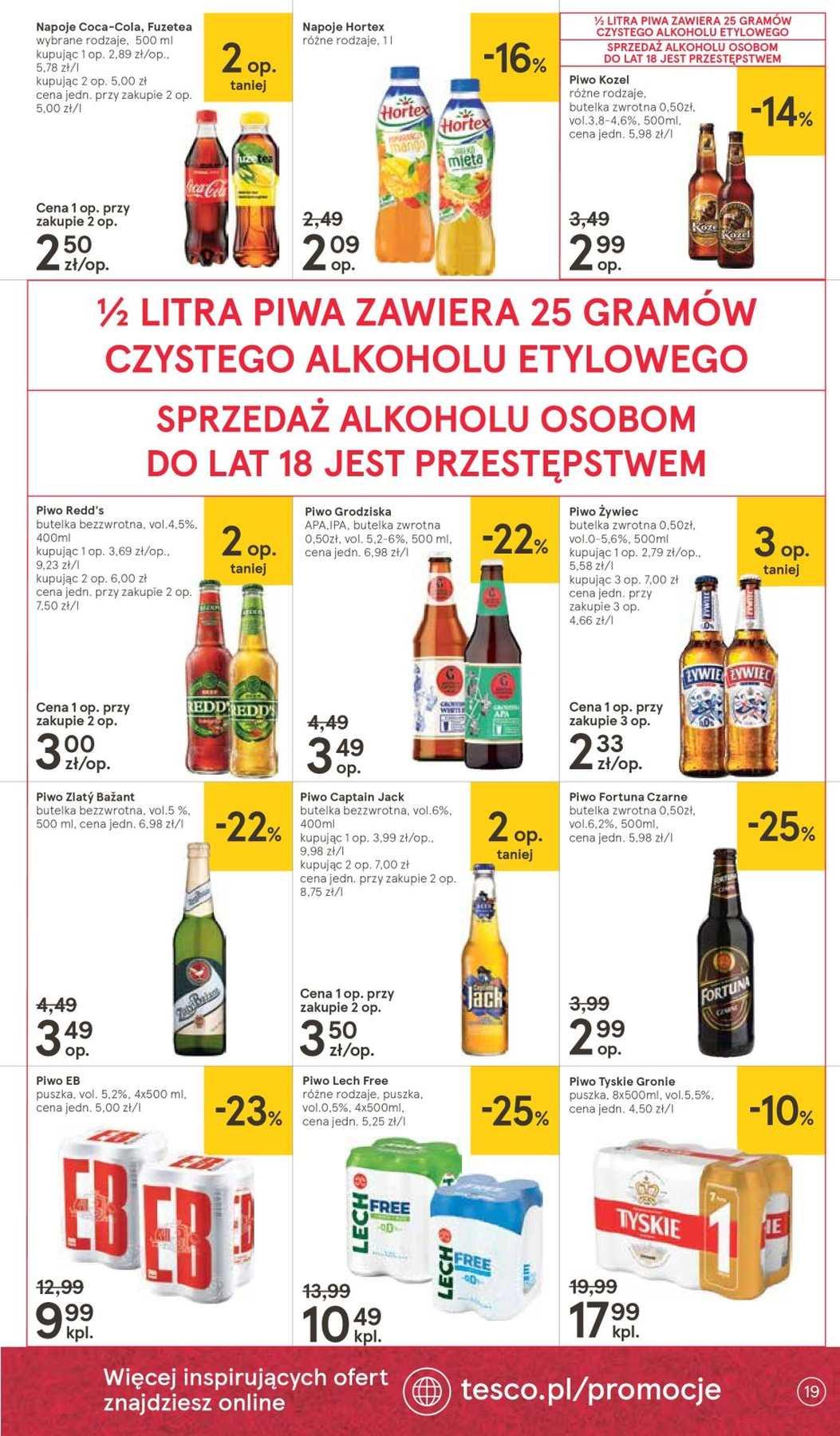 Gazetka promocyjna Tesco str. 19