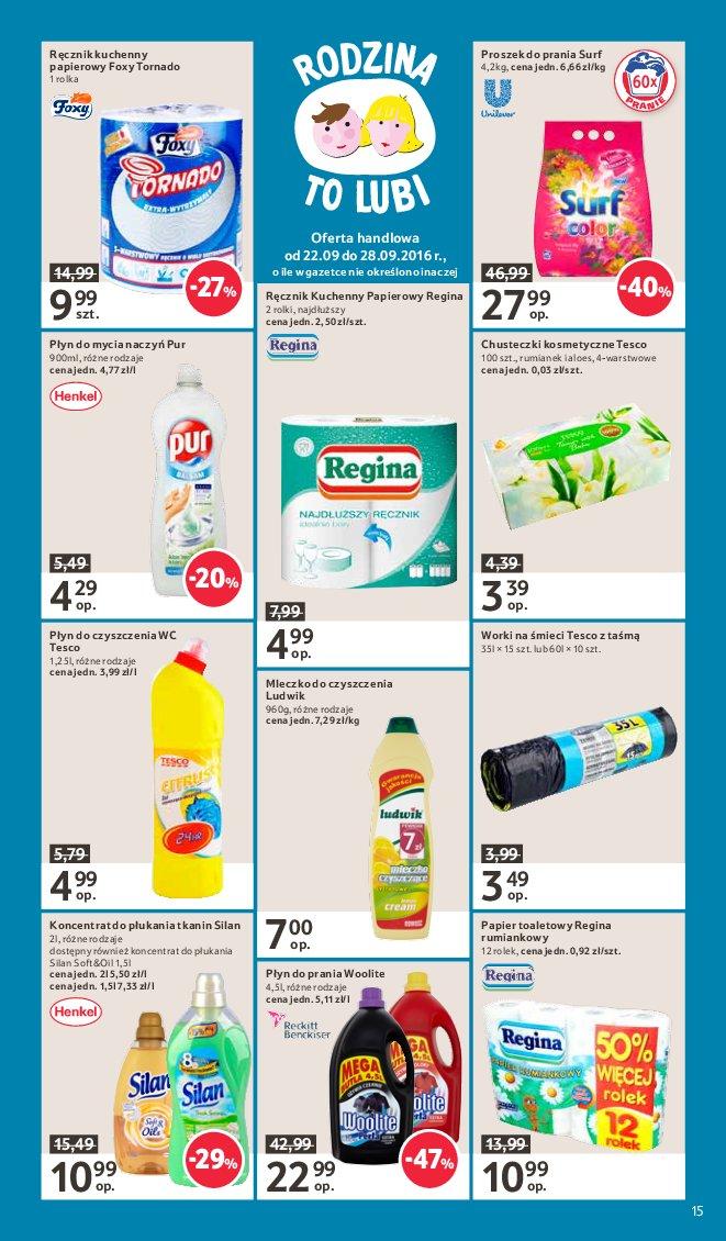 Gazetka promocyjna Tesco str. 15