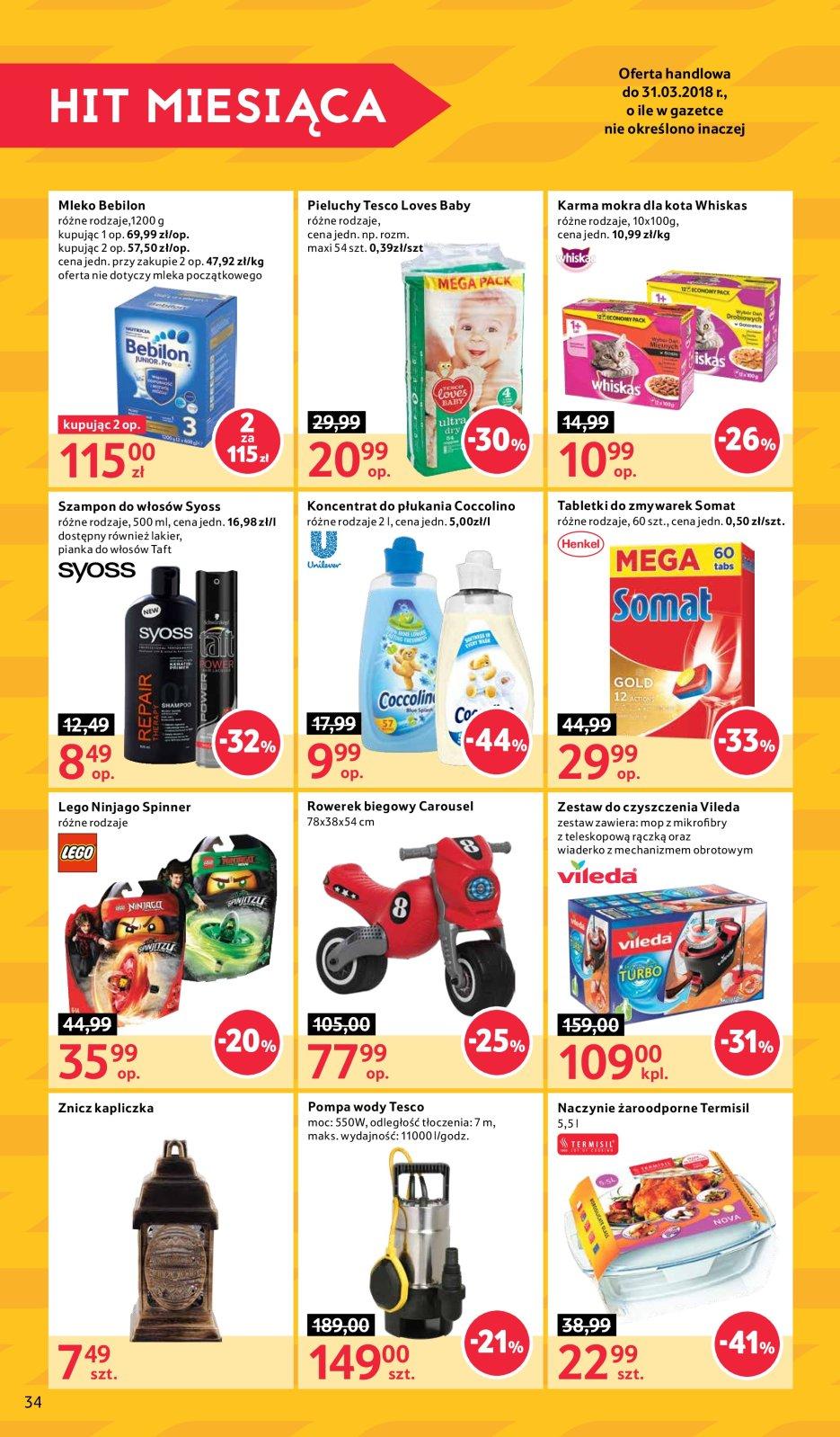 Gazetka promocyjna Tesco str. 34