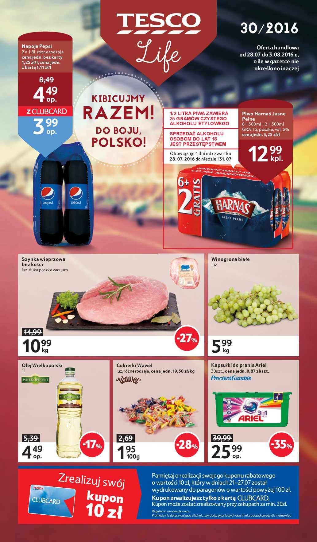 Gazetka promocyjna Tesco str. 1