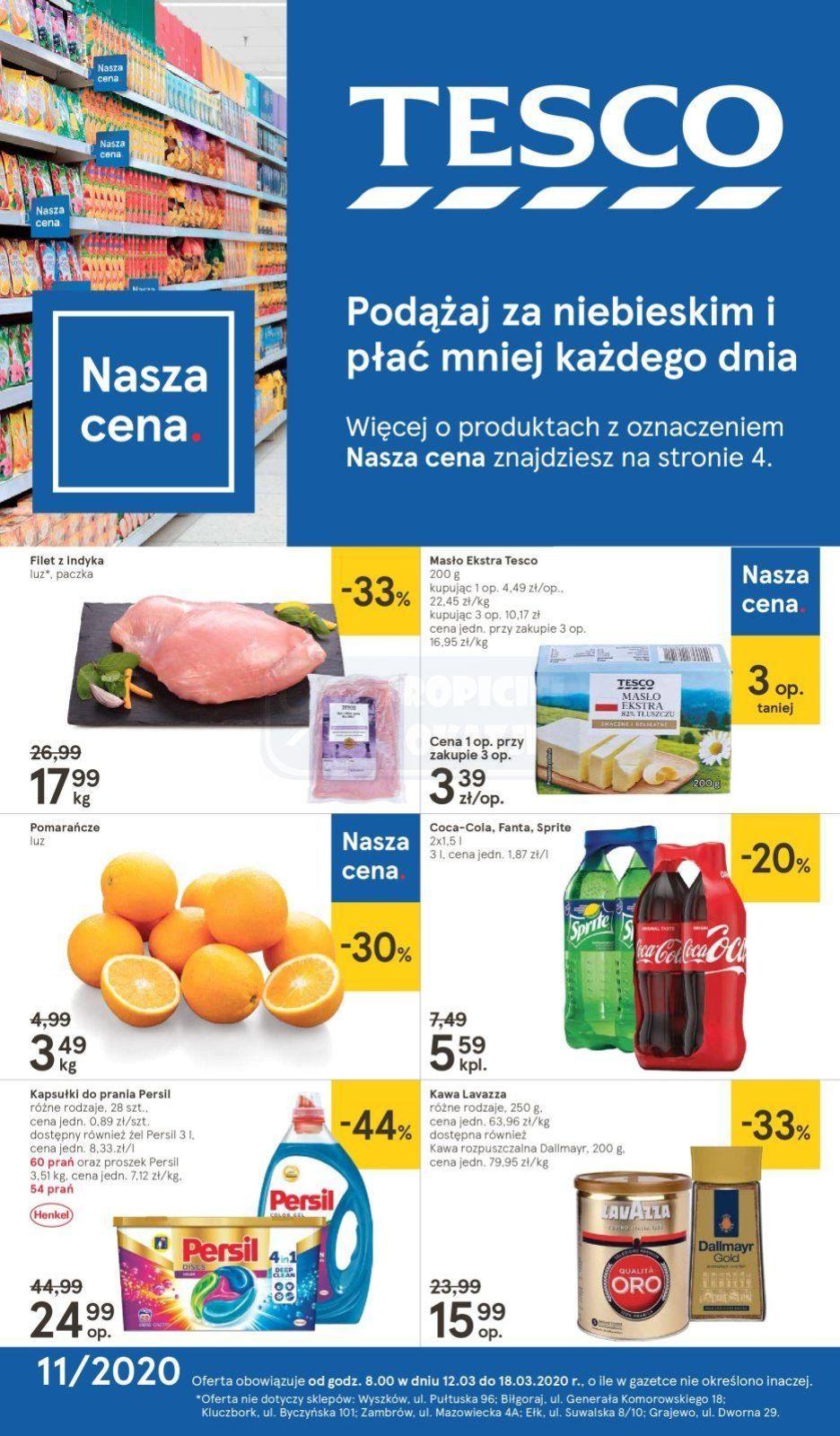 Gazetka promocyjna Tesco str. 1