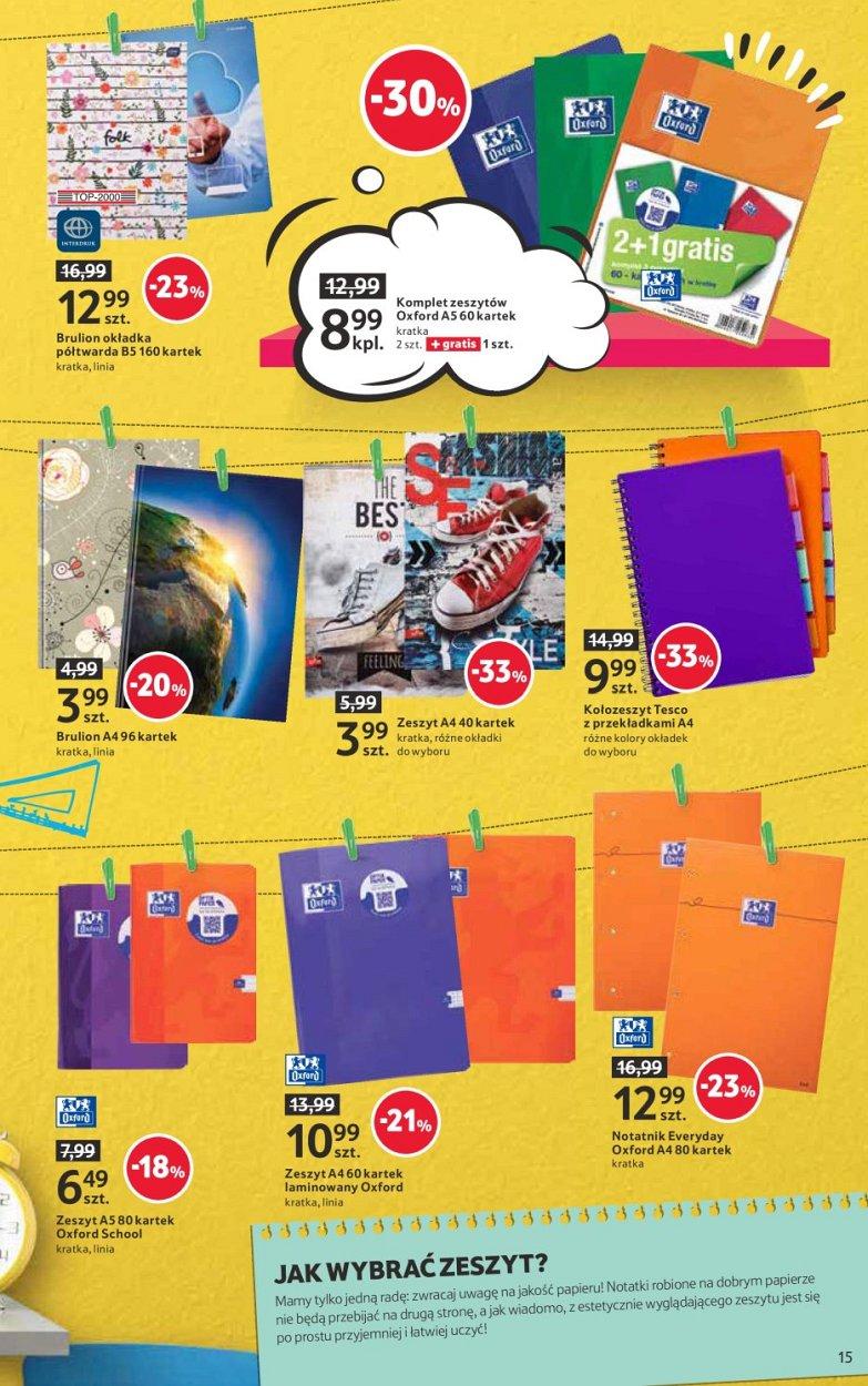 Gazetka promocyjna Tesco str. 15