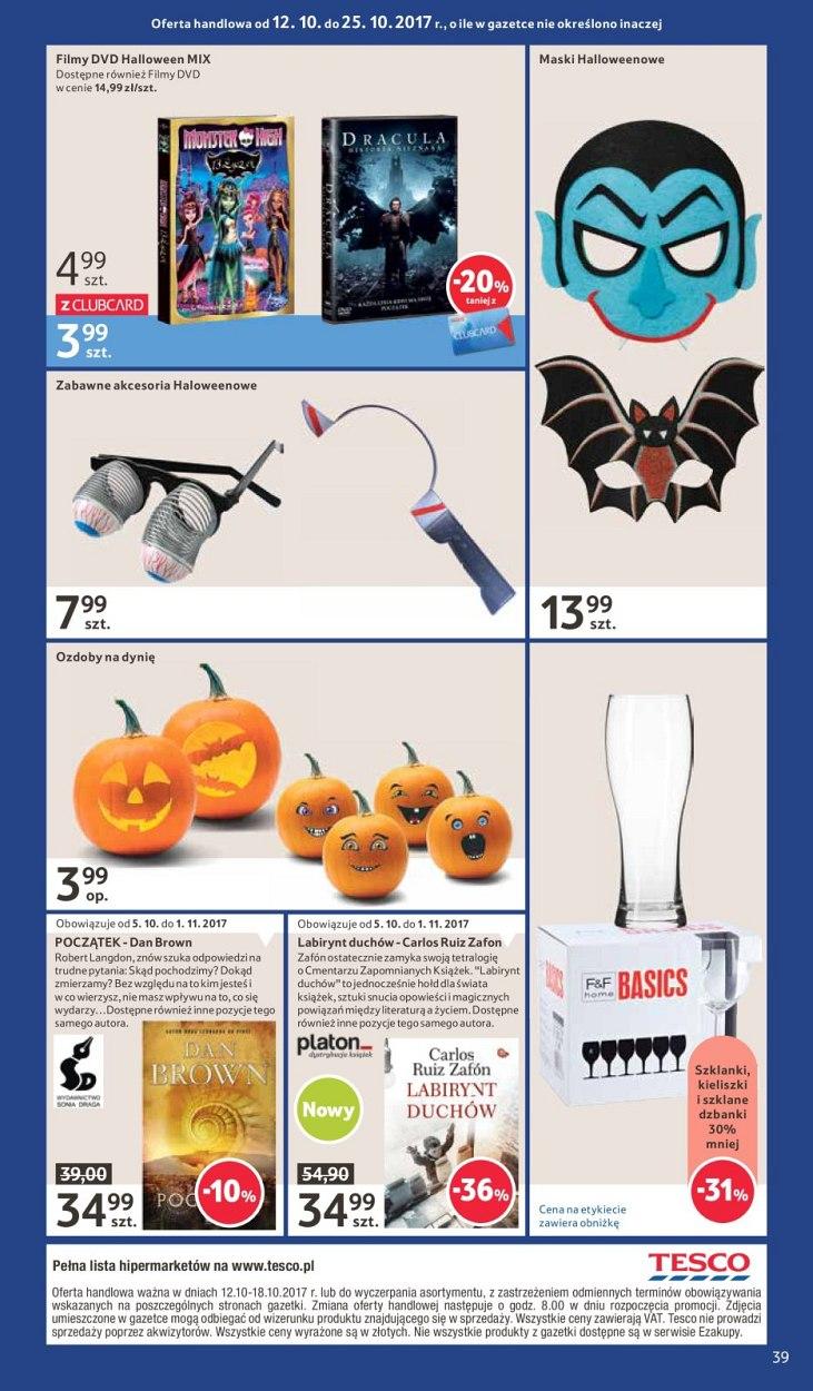 Gazetka promocyjna Tesco str. 39