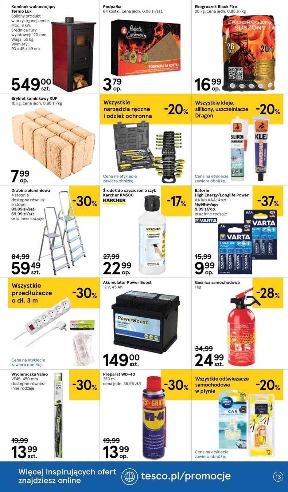 Gazetka promocyjna Tesco str. 13
