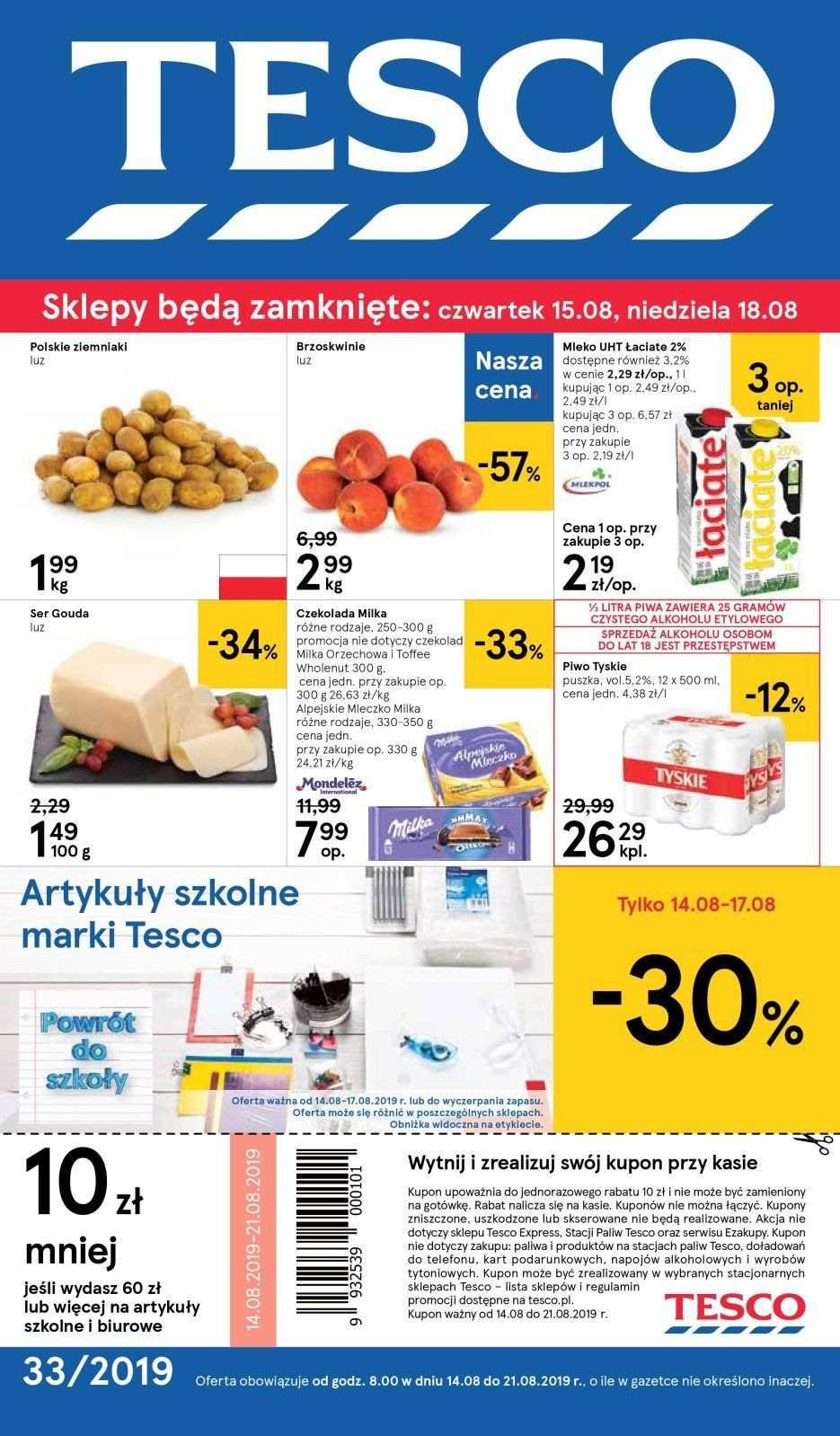Gazetka promocyjna Tesco str. 1