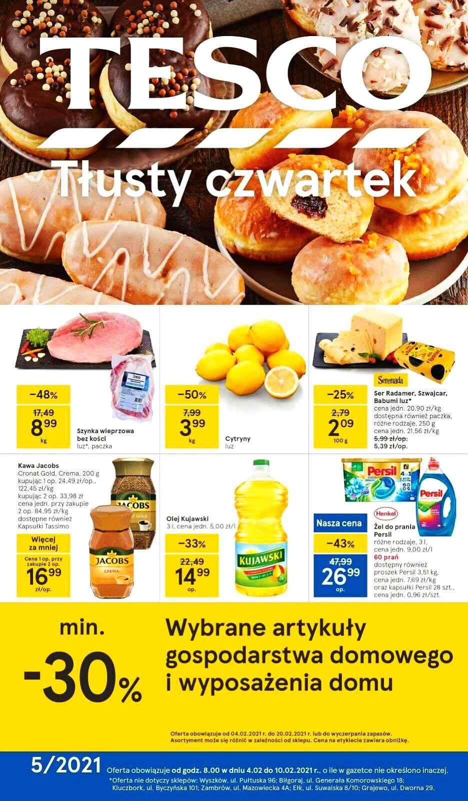 Gazetka promocyjna Tesco str. 1