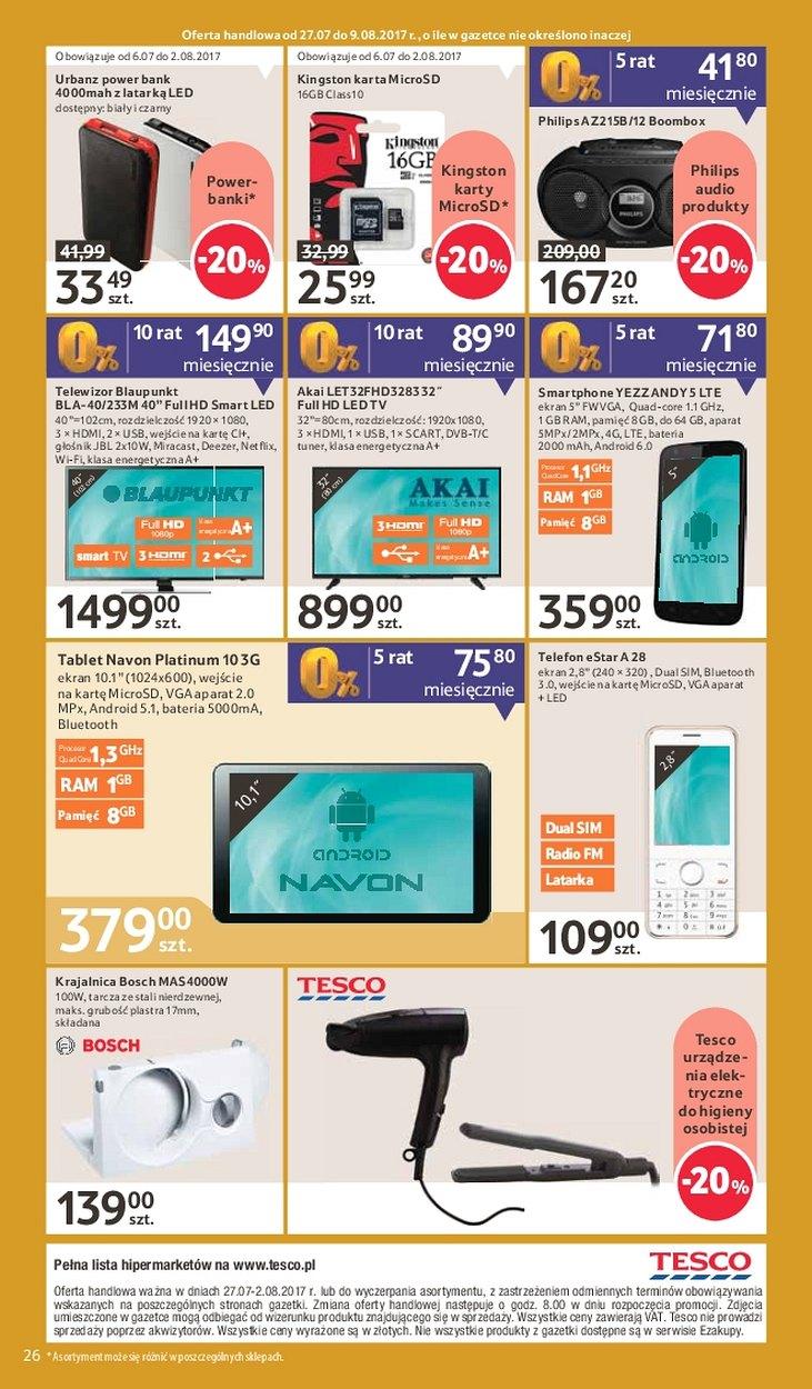 Gazetka promocyjna Tesco str. 26