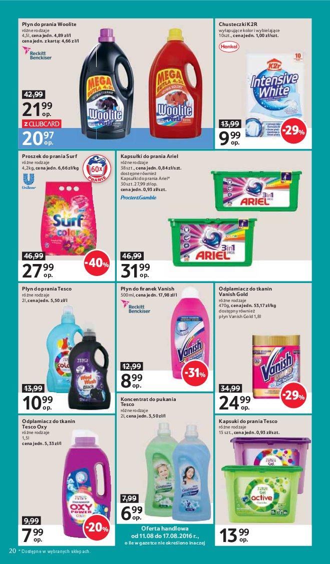 Gazetka promocyjna Tesco str. 20