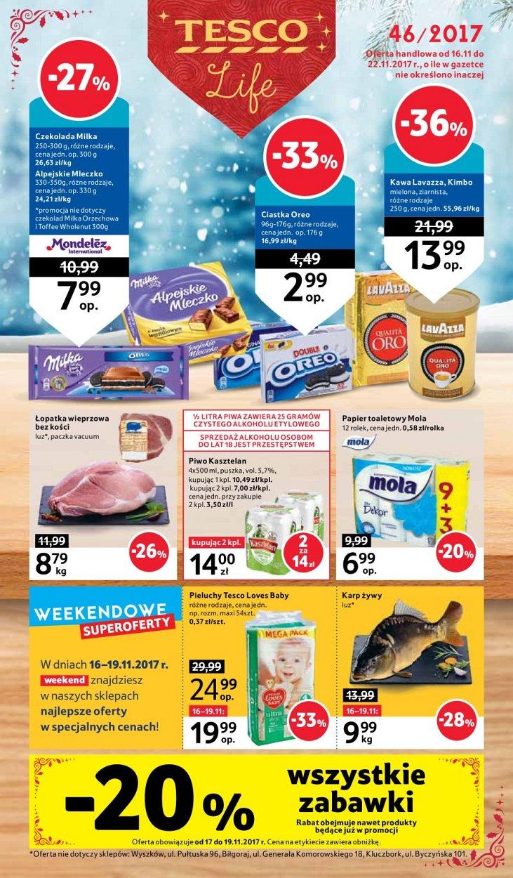 Gazetka promocyjna Tesco str. 1