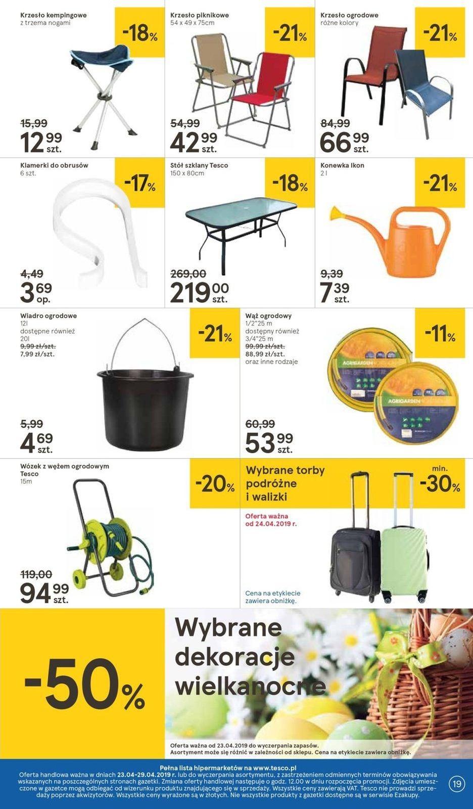 Gazetka promocyjna Tesco str. 19