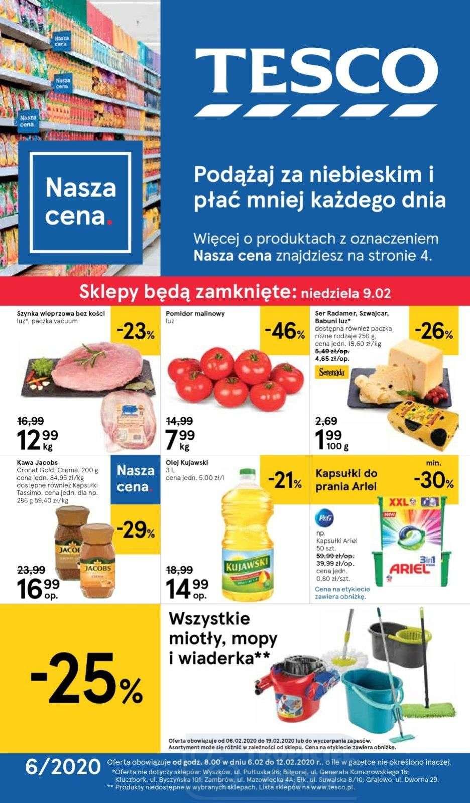 Gazetka promocyjna Tesco str. 1