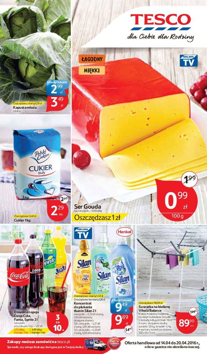 Gazetka promocyjna Tesco str. 1