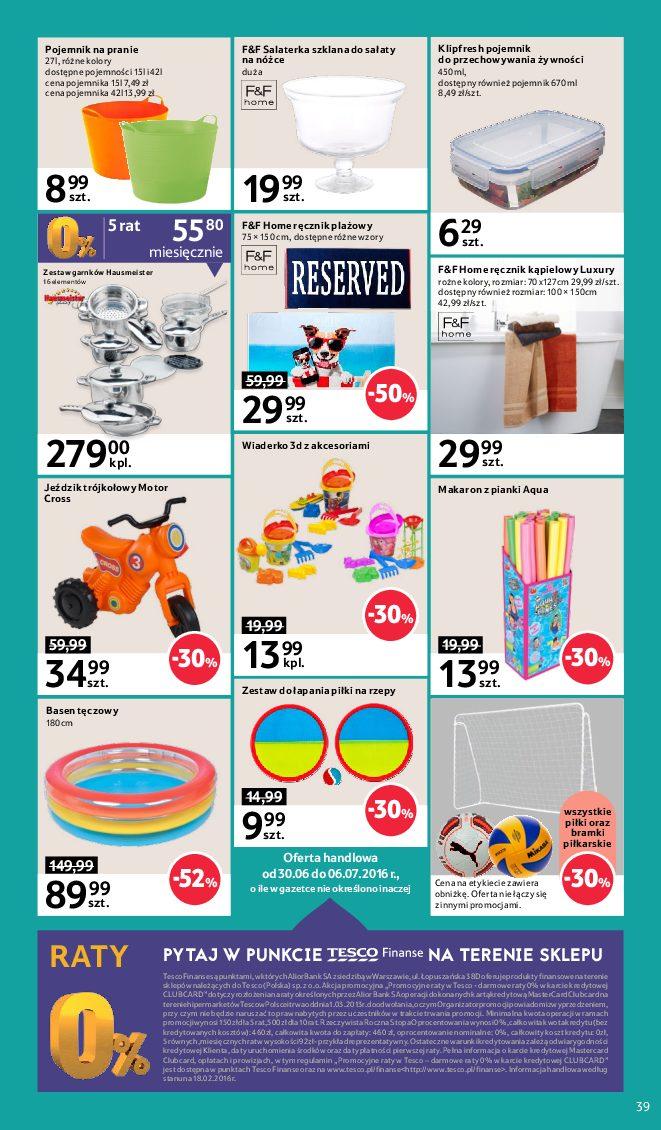 Gazetka promocyjna Tesco str. 39