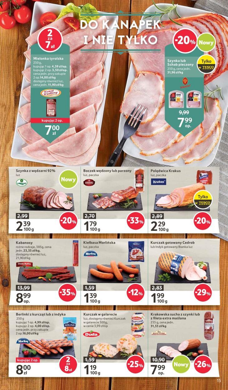 Gazetka promocyjna Tesco str. 15