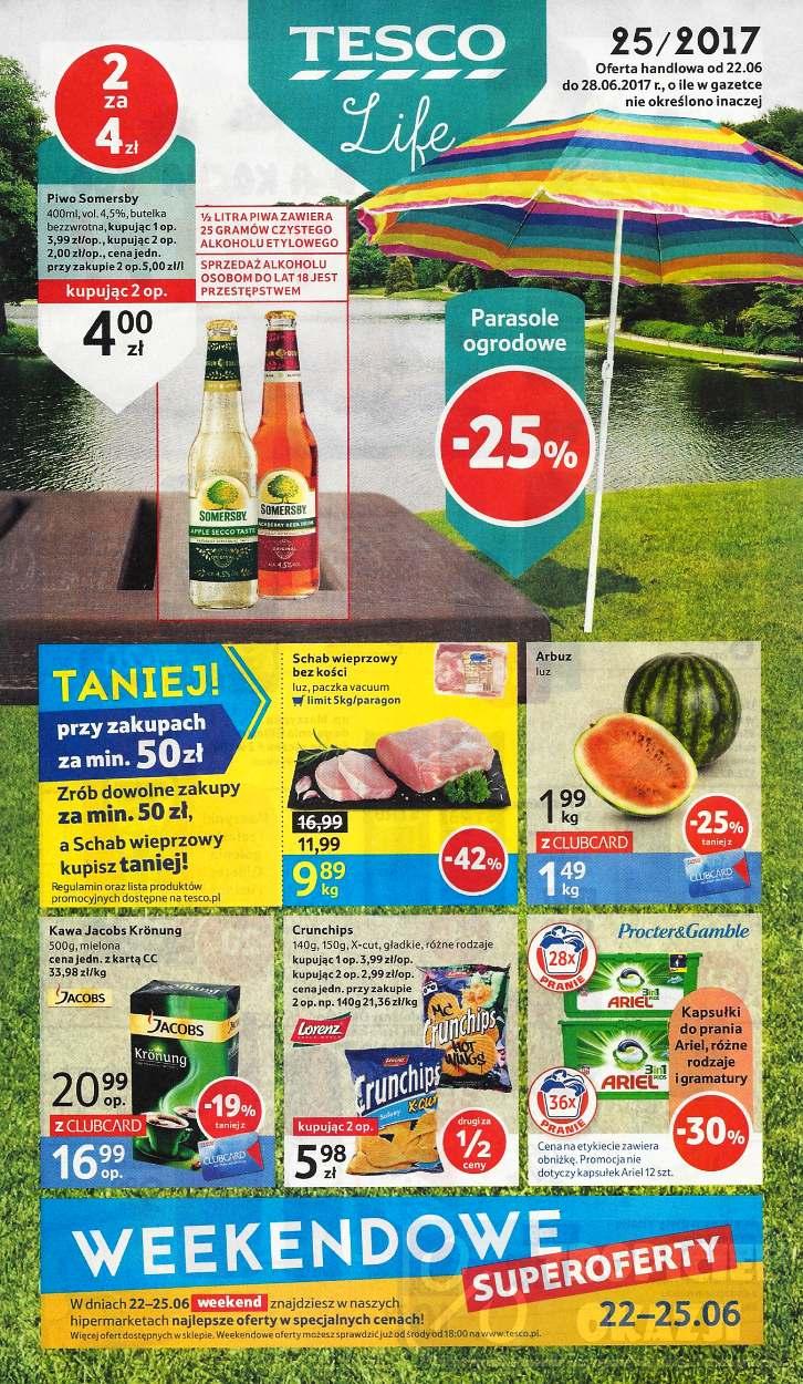 Gazetka promocyjna Tesco str. 1