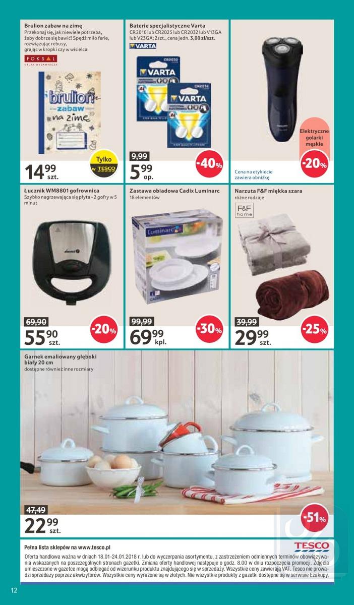 Gazetka promocyjna Tesco str. 12