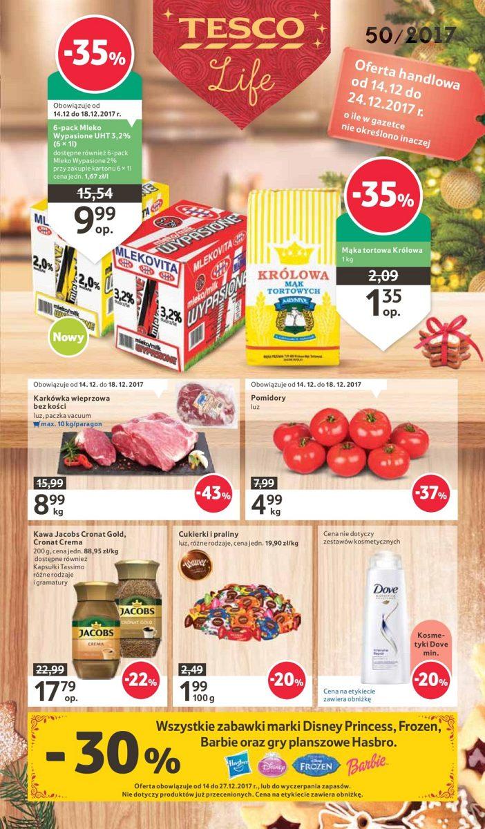 Gazetka promocyjna Tesco str. 1